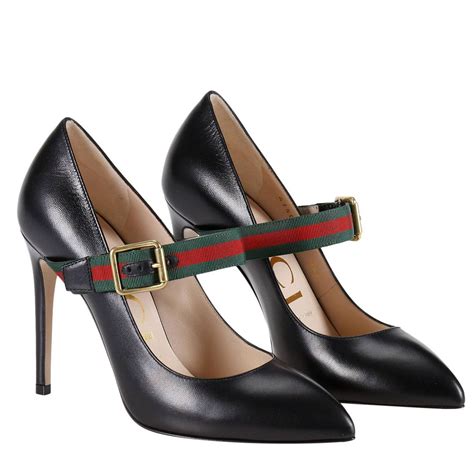 gucci black pumps size 7|black gucci high heels.